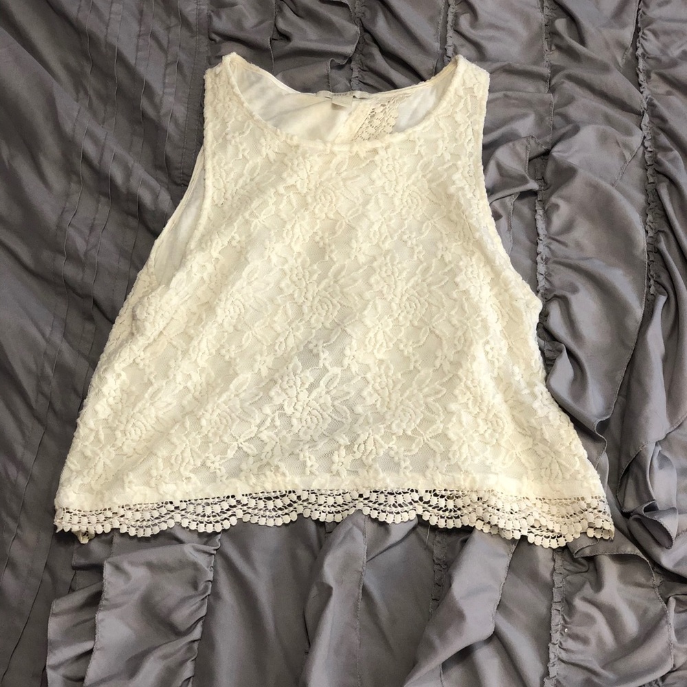 Lace tank top!